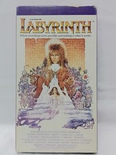 Usado, Vintage 1986 Labyrinth VHS Video Cassette - Jim Henson - David Bowie comprar usado  Enviando para Brazil