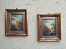 Antica coppia quadretti usato  Torino