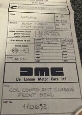 Vintage Original DeLorean Motor Cars Ltd Blueprint (Back to the Future) segunda mano  Embacar hacia Argentina