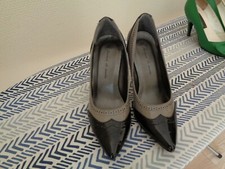 Escarpins noir gris d'occasion  Gif-sur-Yvette