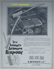 Publicite dupont brosse d'occasion  Cires-lès-Mello