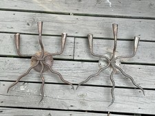 pair iron sconces wrought for sale  Bixby