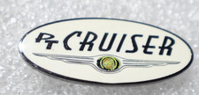 Emblema emblema PT Cruiser Chrysler logotipo alado preto branco oval carro colecionável comprar usado  Enviando para Brazil