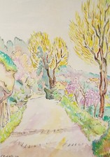 Original watercolour continent for sale  WIRRAL