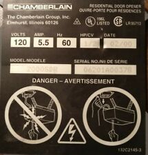 2000sdr chamberlain liftmaster for sale  Austin