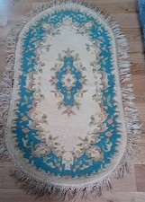 Rug blue cream for sale  RETFORD
