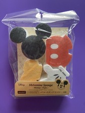 Esponja de Melamina Mickey Mouse Cozinha 4 Peças Daiso Disney NOVO, usado comprar usado  Enviando para Brazil