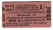 Railway ticket midland for sale  UK