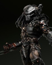 Personaggio predator dipinto usato  Spedire a Italy