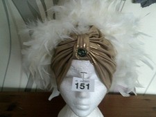 Gold foil turban for sale  THORNTON-CLEVELEYS