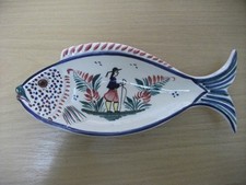 Quimper fish platter for sale  MAIDSTONE