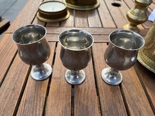 English pewter goblets for sale  BURY ST. EDMUNDS