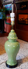 Vintage green glazed for sale  Rush