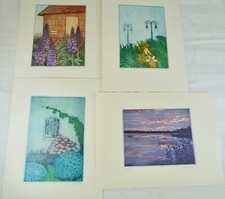 Bilder radierung signiert gebraucht kaufen  Hamburg