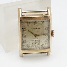 Wittnauer Revue cabeça de relógio manual curva folheada a ouro amarelo 10K vendida apenas como está comprar usado Wittnauer Revue cabeça de relógio manual curva folheada a ouro amarelo 10K vendida apenas como está comprar usado  Enviando para Brazil