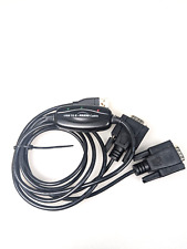 Cable serie adaptador USB a RS232 2 DB9 macho 9 pines segunda mano  Embacar hacia Argentina