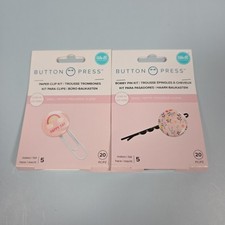 Kits de prensa de botão We R Memory Keepers Bobby pinos e clipes de papel conjunto de 2, usado comprar usado  Enviando para Brazil