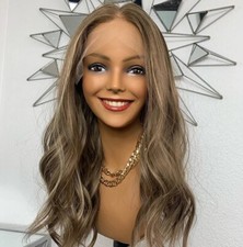 Usado, Peruca de cabelo humano natural 20I Highlight loira 13x4 frente de renda para mulheres diariamente comprar usado  Enviando para Brazil