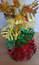 Vintage multicoloured snowflak for sale  READING