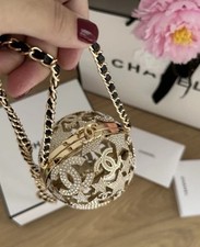 Bolsa de metal Chanel VIP presente limitada strass cor dourada comprar usado  Enviando para Brazil