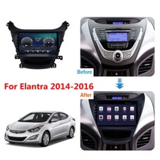 Usado, Reprodutor multimídia de navegação GPS veicular Android para rádio estéreo automático Elantra 14-16 comprar usado  Enviando para Brazil