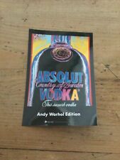 Andy warhol absolut for sale  DAVENTRY