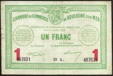 Billet nécessité boulogne d'occasion  Gallardon
