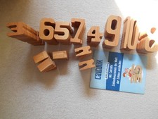 Calculix holz zahlenbausteine gebraucht kaufen  Ingelheim am Rhein