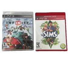 Lote de 2 peças jogos originais PlayStation 3 PS3 INFINITY & THE SIMS 3 Greatest Hits comprar usado  Enviando para Brazil