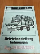 Landsberg ladewagen betriebsan gebraucht kaufen  Spraitbach