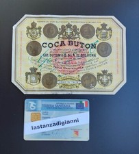 Coca buton etichetta usato  Messina