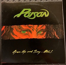 Usado, Poison: Open Up And Say Ahh - 1988 Vinyl Record Album - Glam Rock Hair Metal comprar usado  Enviando para Brazil