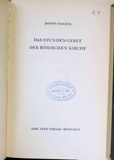 Stundengebet römischen kirche gebraucht kaufen  Koblenz