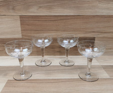 Vintage set etched for sale  TAUNTON