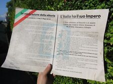 Manifesto vittoria africa usato  Italia