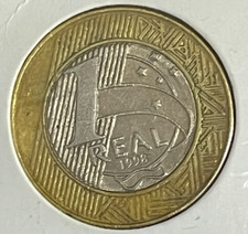 Brazil Coin 1 Real 1998 - Bi-Metalic - KM# 652 - EB1924 comprar usado  Brasil 