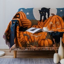 Coperta halloween zucca usato  Spedire a Italy