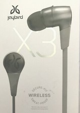Fone de Ouvido Jaybird X3 Secure Fit Wireless (Bluetooth) À Prova de Suor - Cinza/Preto, usado comprar usado  Enviando para Brazil