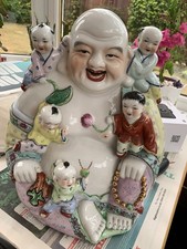 Happy buddha figurine for sale  LIVERPOOL