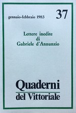 Notebooks Of The Vittoriale. 37. January February 1983 1983 comprar usado  Enviando para Brazil