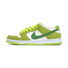Tênis esportivo verde branco camurça cano baixo casual sapato verde brilhante cadarços entressola comprar usado  Enviando para Brazil