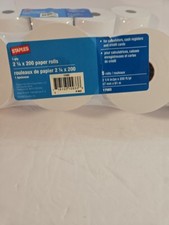 Usado, 13 rolos 1 dobra de papel reciclado para caixa registradora e calculadoras 2 1/4 pol X 100'  comprar usado  Enviando para Brazil