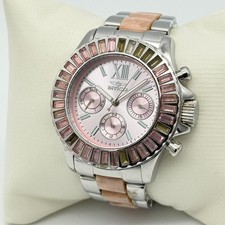 Relógio feminino INVICTA Angel prata/rosa tom pulseira de aço inoxidável, 18868 comprar usado  Enviando para Brazil
