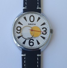 Nowy zegarek RAKETA Zero. Sun-moon Kopernik hands 2609 HA. Etui 41mm. na sprzedaż Nowy zegarek RAKETA Zero. Sun-moon Kopernik hands 2609 HA. Etui 41mm. na sprzedaż  PL