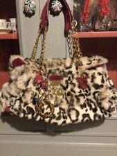 Borsa ecopelliccia maculata usato  Roma