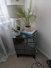 Mirrored bedside table for sale  WITHAM