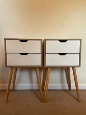 Nightstand set wood for sale  East Orange