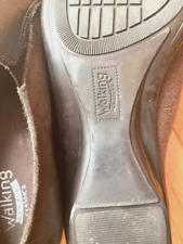 REDUZIR MARCA "CAMINHADA" Sapatos 8 Marrom 5*ESTADO QUALIDADE COURO CAMURÇA Plataforma comprar usado  Enviando para Brazil