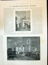 Old 1898 furniture for sale  UK