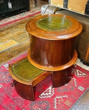 Victorian cylindrical mahogany for sale  FARINGDON
